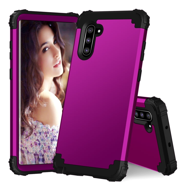 PC+ Silicone Three-piece Anti-drop Protection Case for Galaxy Note10