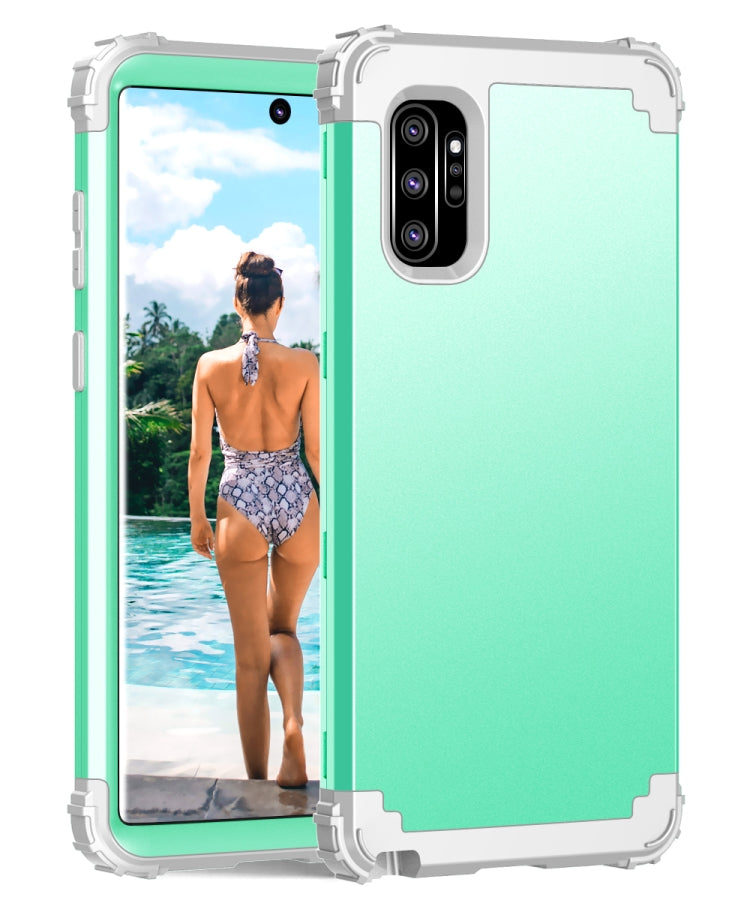 PC+ Silicone Three-piece Anti-drop Protection Case for Galaxy Note10+