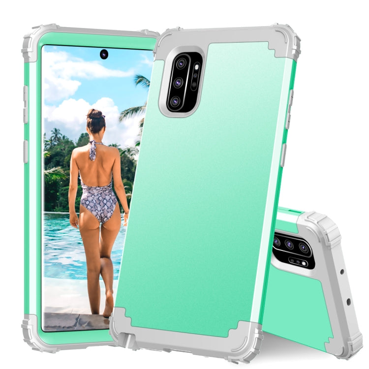 PC+ Silicone Three-piece Anti-drop Protection Case for Galaxy Note10+