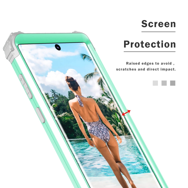 PC+ Silicone Three-piece Anti-drop Protection Case for Galaxy Note10+