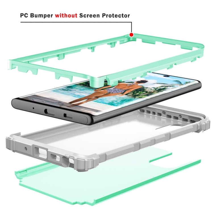 PC+ Silicone Three-piece Anti-drop Protection Case for Galaxy Note10+
