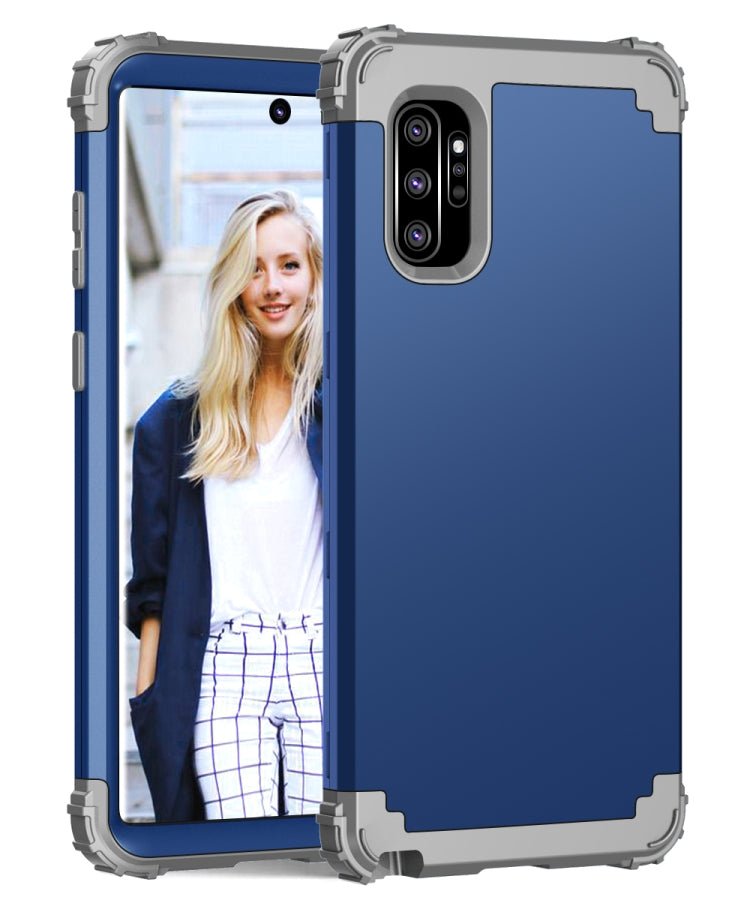 PC+ Silicone Three-piece Anti-drop Protection Case for Galaxy Note10+
