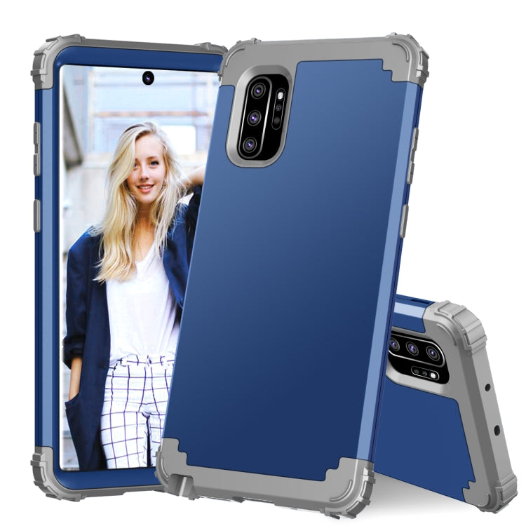 PC+ Silicone Three-piece Anti-drop Protection Case for Galaxy Note10+