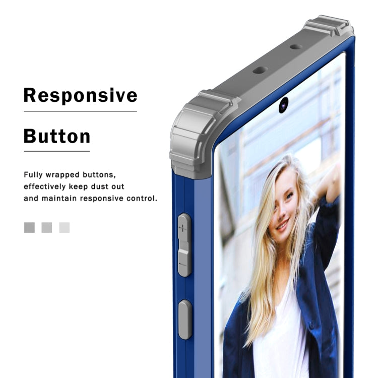 PC+ Silicone Three-piece Anti-drop Protection Case for Galaxy Note10+