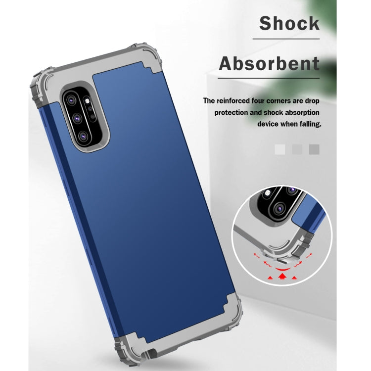 PC+ Silicone Three-piece Anti-drop Protection Case for Galaxy Note10+