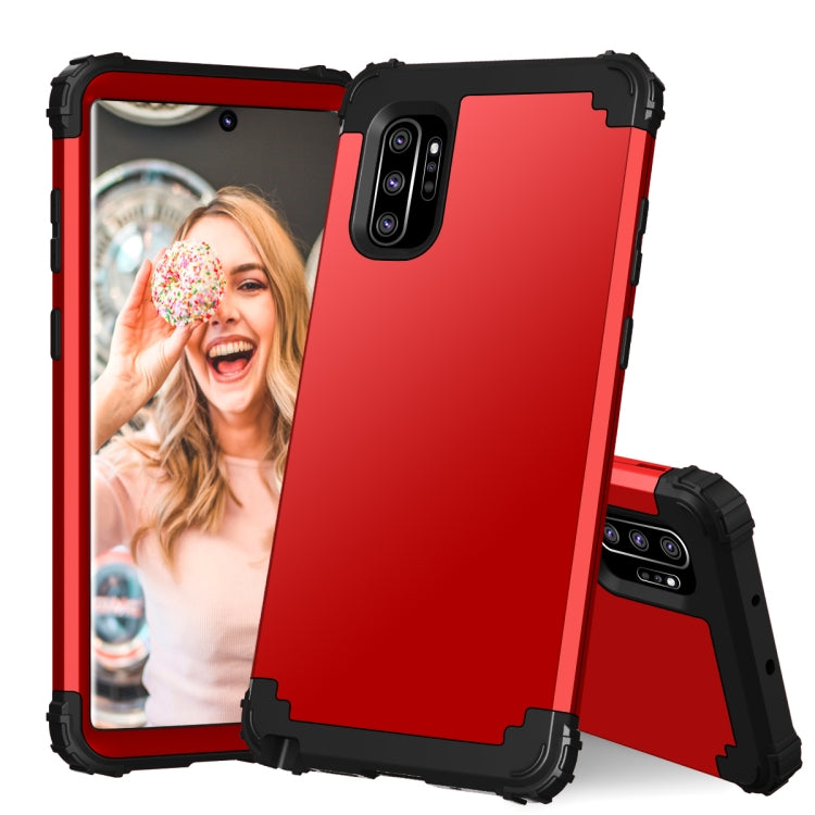 PC+ Silicone Three-piece Anti-drop Protection Case for Galaxy Note10+