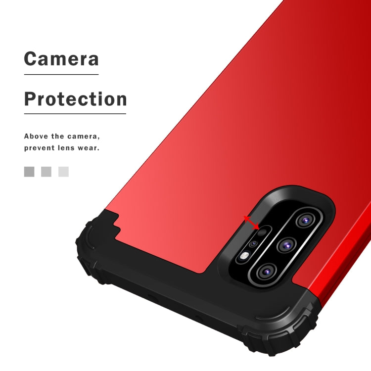 PC+ Silicone Three-piece Anti-drop Protection Case for Galaxy Note10+