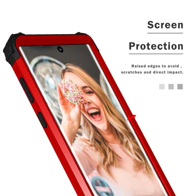 PC+ Silicone Three-piece Anti-drop Protection Case for Galaxy Note10+