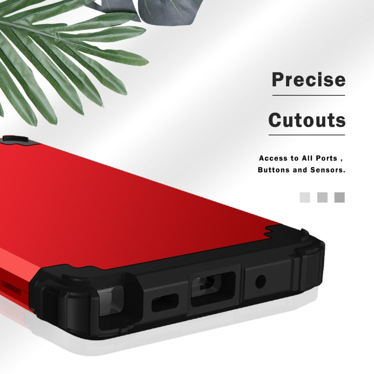 PC+ Silicone Three-piece Anti-drop Protection Case for Galaxy Note10+