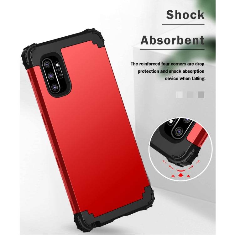PC+ Silicone Three-piece Anti-drop Protection Case for Galaxy Note10+