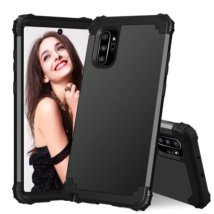 PC+ Silicone Three-piece Anti-drop Protection Case for Galaxy Note10+