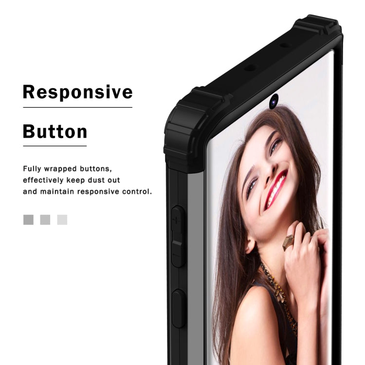 PC+ Silicone Three-piece Anti-drop Protection Case for Galaxy Note10+