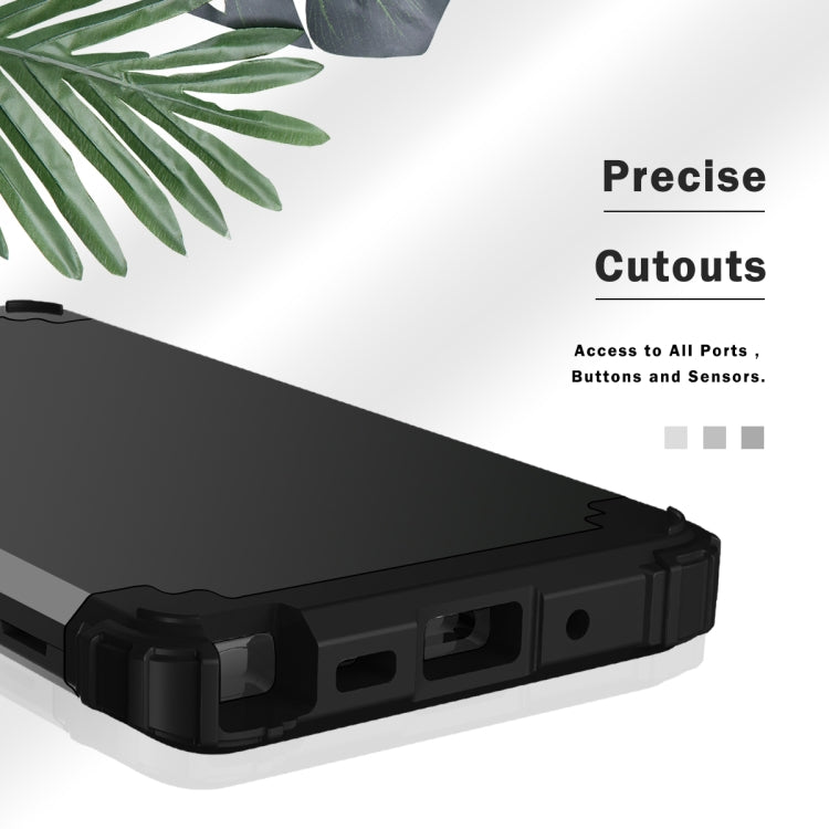 PC+ Silicone Three-piece Anti-drop Protection Case for Galaxy Note10+