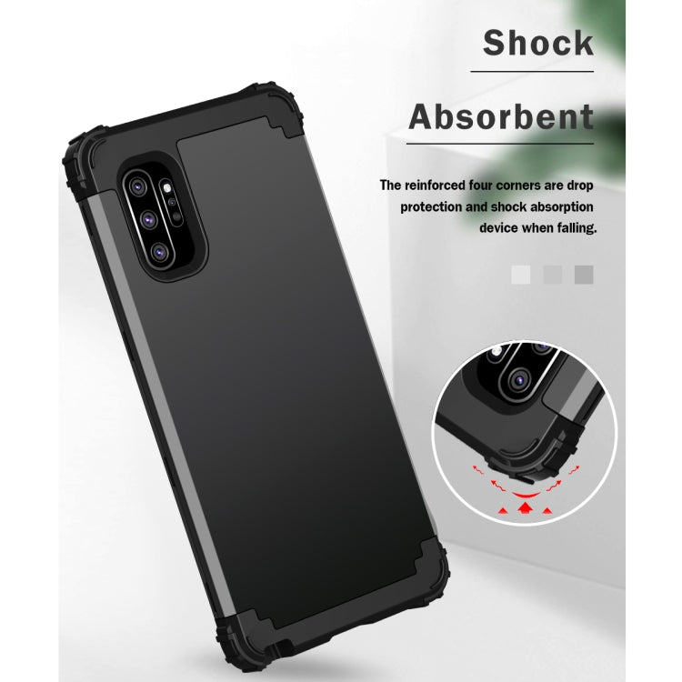 PC+ Silicone Three-piece Anti-drop Protection Case for Galaxy Note10+