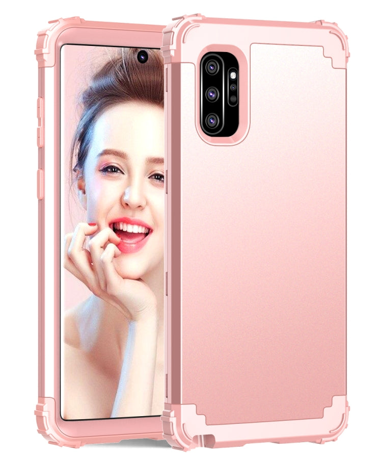 PC+ Silicone Three-piece Anti-drop Protection Case for Galaxy Note10+