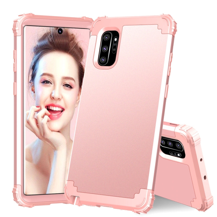 PC+ Silicone Three-piece Anti-drop Protection Case for Galaxy Note10+