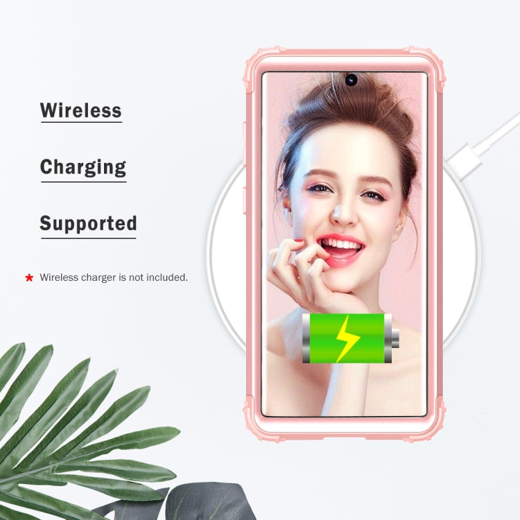 PC+ Silicone Three-piece Anti-drop Protection Case for Galaxy Note10+