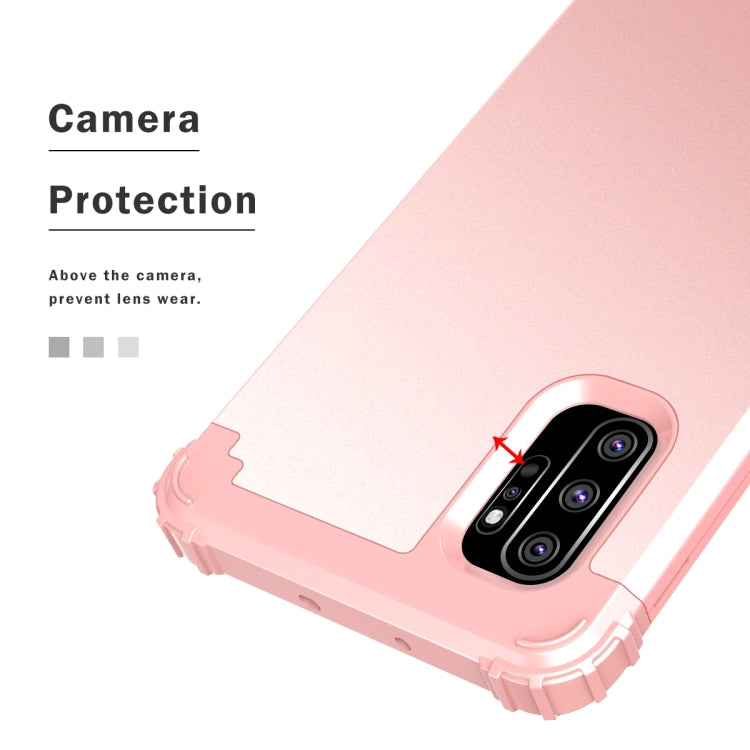 PC+ Silicone Three-piece Anti-drop Protection Case for Galaxy Note10+