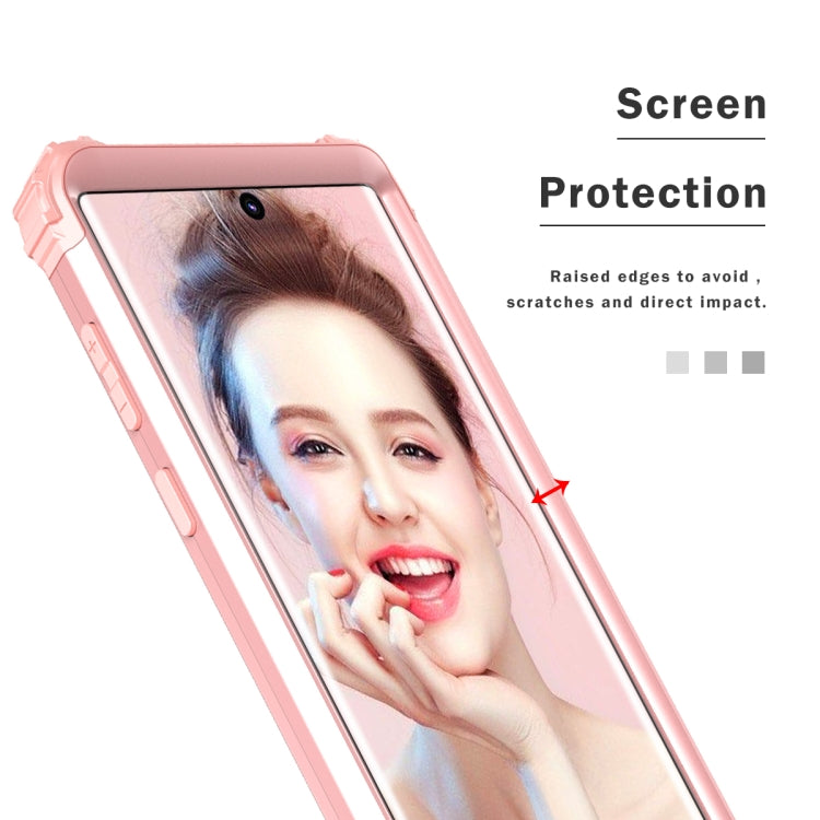 PC+ Silicone Three-piece Anti-drop Protection Case for Galaxy Note10+