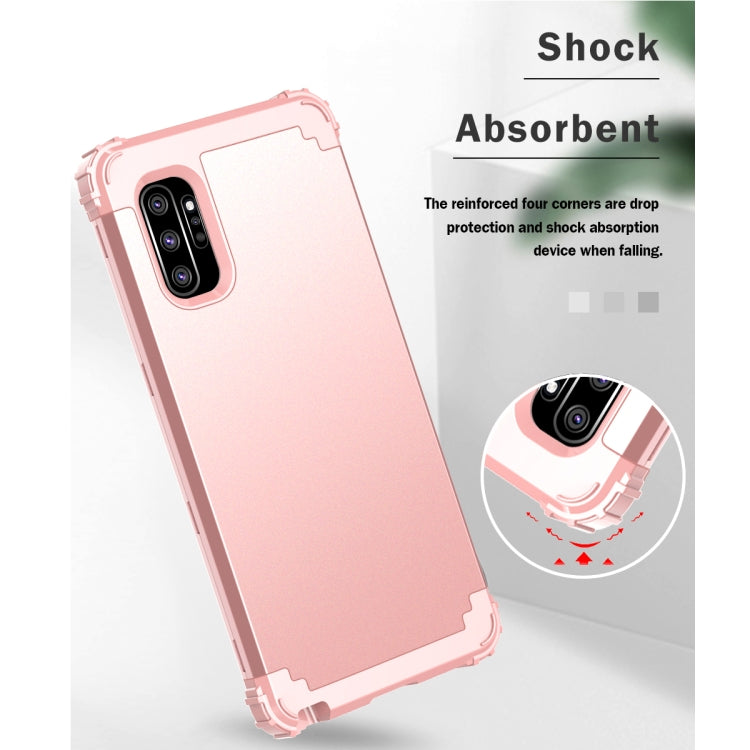 PC+ Silicone Three-piece Anti-drop Protection Case for Galaxy Note10+