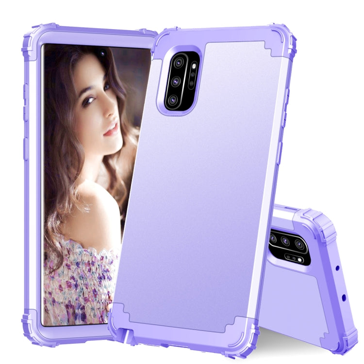 PC+ Silicone Three-piece Anti-drop Protection Case for Galaxy Note10+