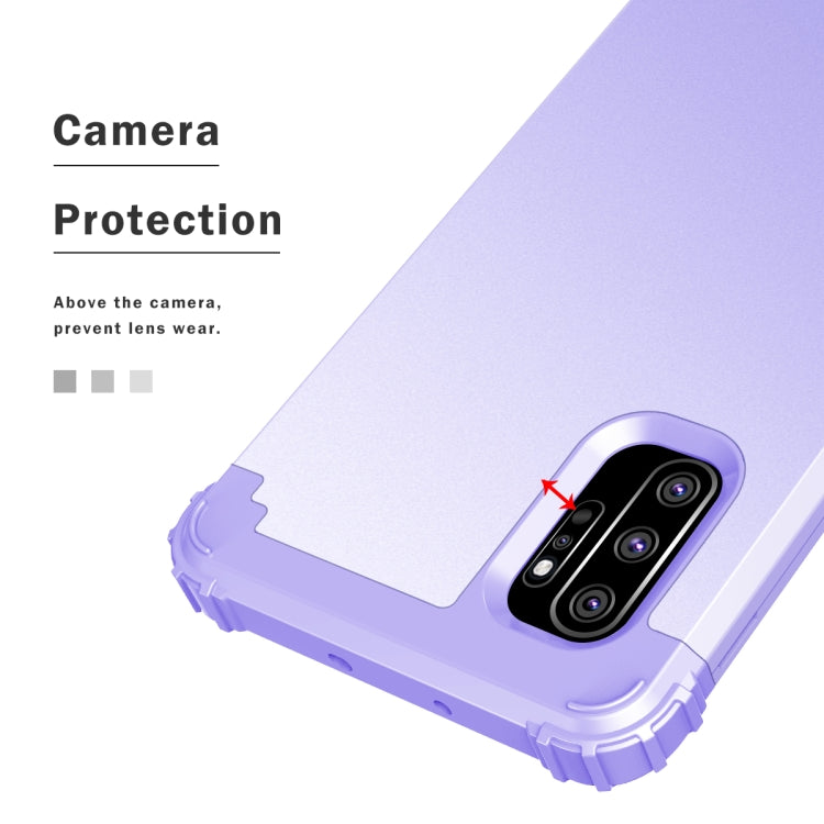 PC+ Silicone Three-piece Anti-drop Protection Case for Galaxy Note10+