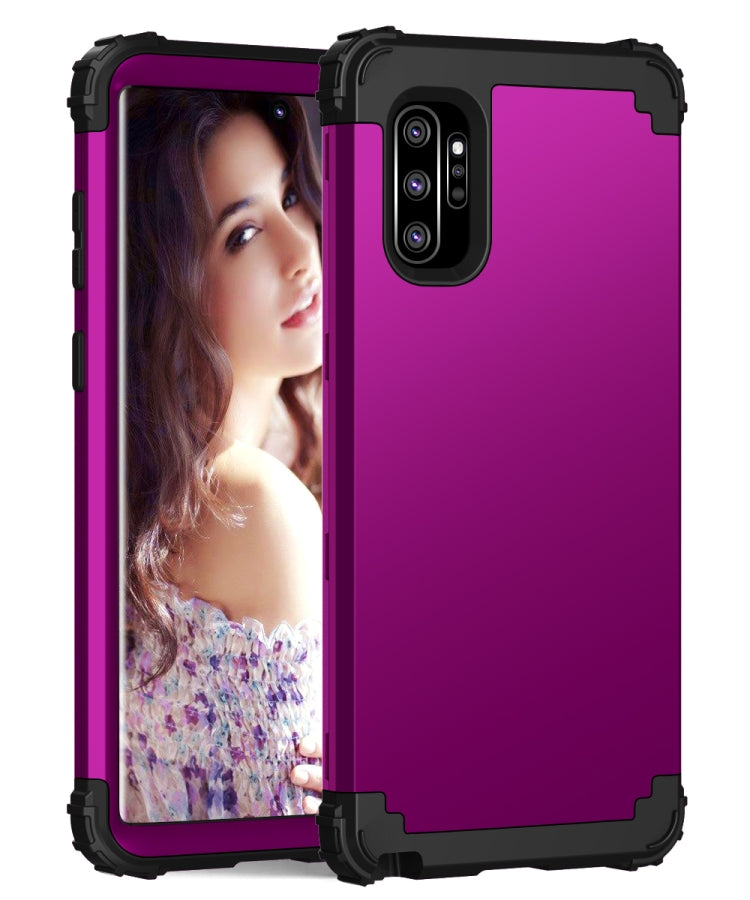 PC+ Silicone Three-piece Anti-drop Protection Case for Galaxy Note10+