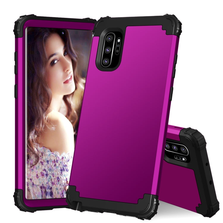 PC+ Silicone Three-piece Anti-drop Protection Case for Galaxy Note10+