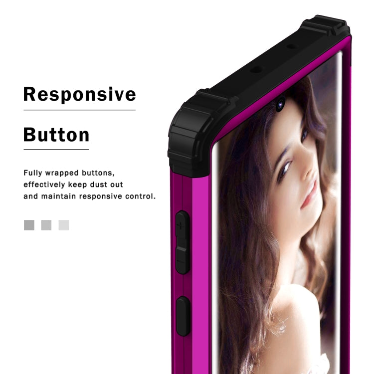 PC+ Silicone Three-piece Anti-drop Protection Case for Galaxy Note10+