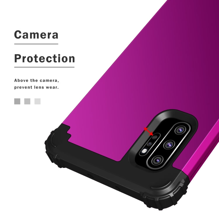 PC+ Silicone Three-piece Anti-drop Protection Case for Galaxy Note10+