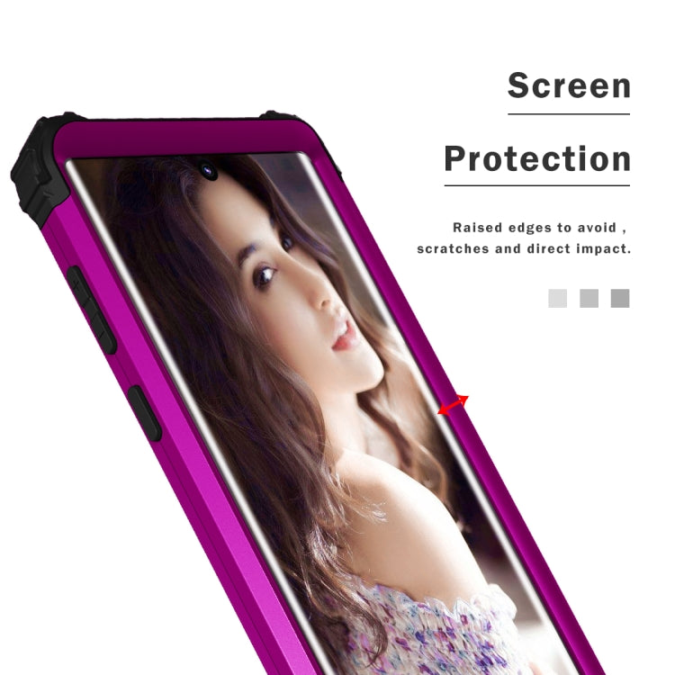PC+ Silicone Three-piece Anti-drop Protection Case for Galaxy Note10+