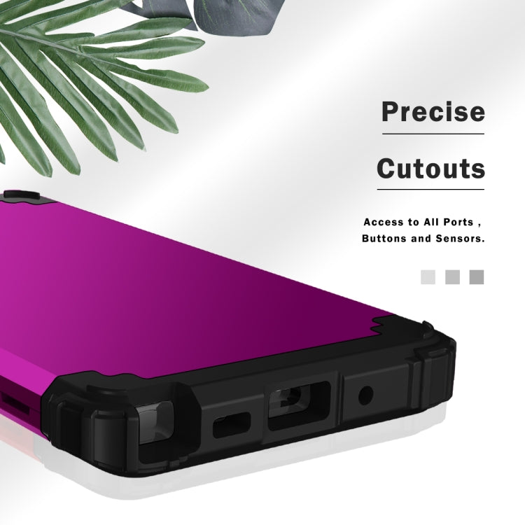 PC+ Silicone Three-piece Anti-drop Protection Case for Galaxy Note10+