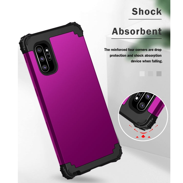 PC+ Silicone Three-piece Anti-drop Protection Case for Galaxy Note10+