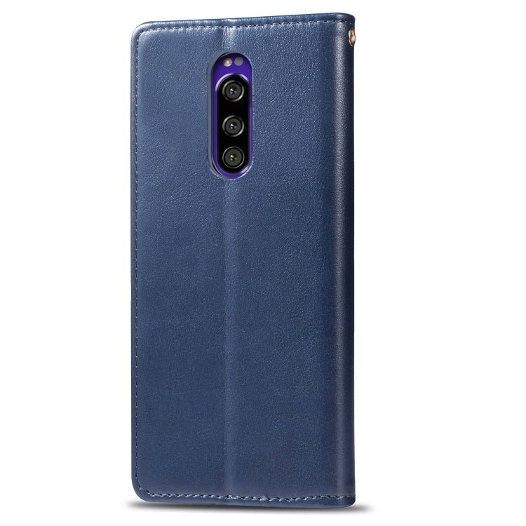 Retro Solid Color Leather Buckle Mobile Phone Protection Leather Case with Lanyard & Photo Frame & Card Slot & Wallet & Bracket Function for Sony Xperia XZ4