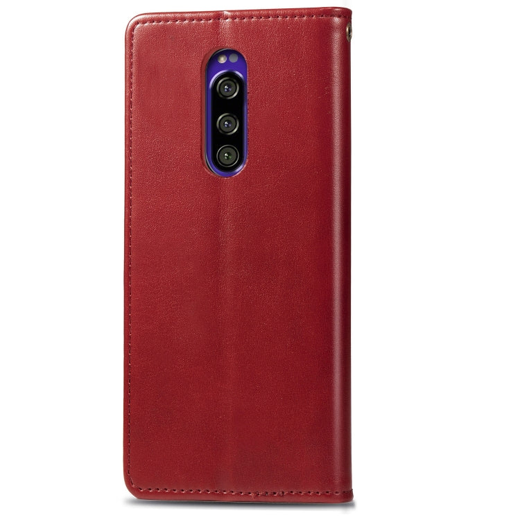 Retro Solid Color Leather Buckle Mobile Phone Protection Leather Case with Lanyard & Photo Frame & Card Slot & Wallet & Bracket Function for Sony Xperia XZ4