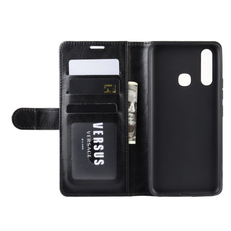 R64 Texture Single Fold Horizontal Flip Leather Case for VIVO Z5X / Z1 Pro, with Holder & Card Slots & Wallet