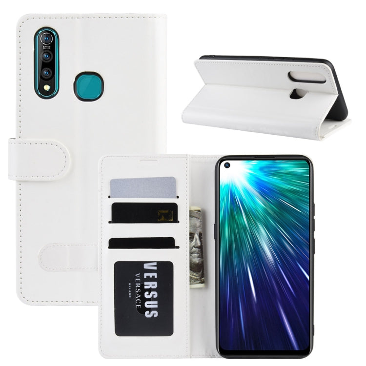 R64 Texture Single Fold Horizontal Flip Leather Case for VIVO Z5X / Z1 Pro, with Holder & Card Slots & Wallet
