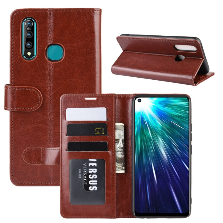 R64 Texture Single Fold Horizontal Flip Leather Case for VIVO Z5X / Z1 Pro, with Holder & Card Slots & Wallet
