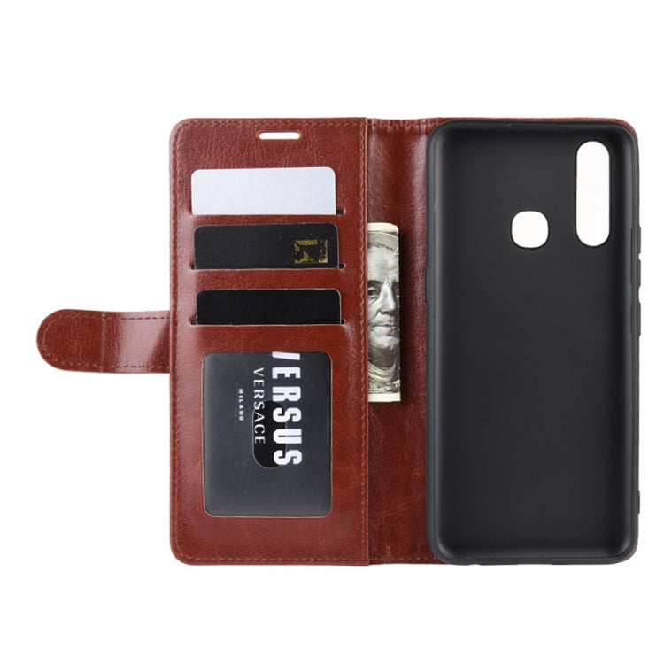 R64 Texture Single Fold Horizontal Flip Leather Case for VIVO Z5X / Z1 Pro, with Holder & Card Slots & Wallet