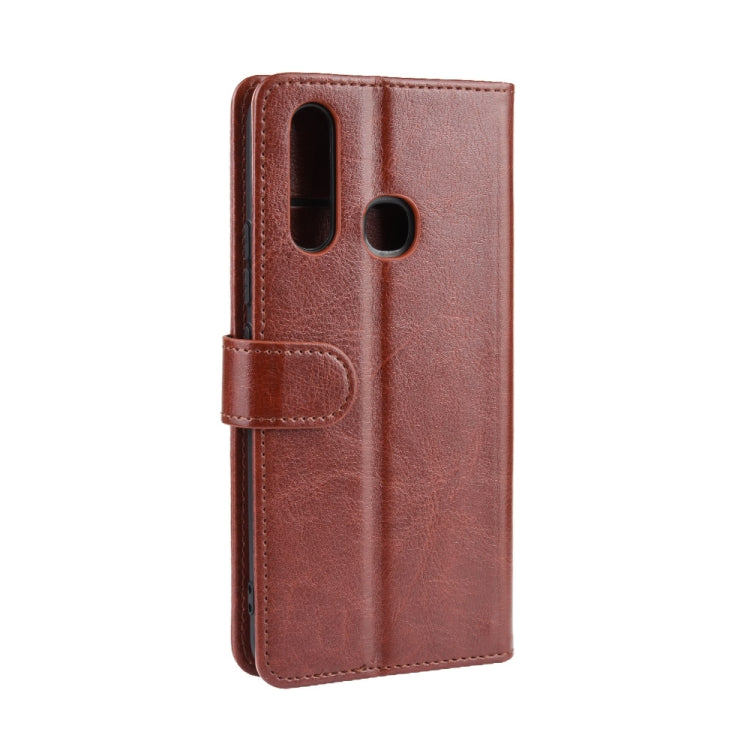 R64 Texture Single Fold Horizontal Flip Leather Case for VIVO Z5X / Z1 Pro, with Holder & Card Slots & Wallet