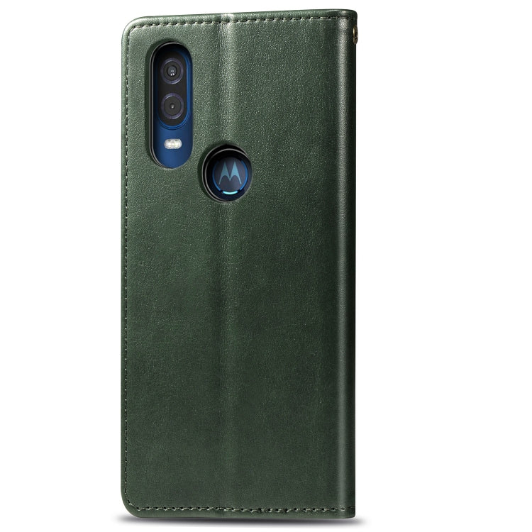 Retro Solid Color Leather Buckle Mobile Phone Protection Leather Case with Lanyard & Photo Frame & Card Slot & Wallet & Bracket Function for Motorola Moto P40