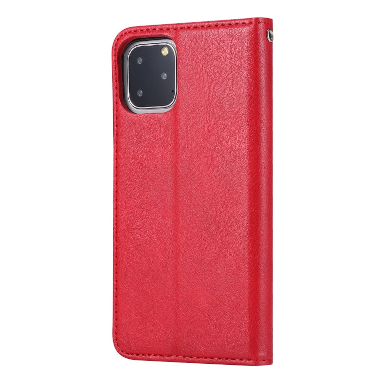 For iPhone 11 Pro Max Knead Skin Texture Horizontal Flip Leather Case  , with Photo Frame & Holder & Card Slots & Wallet
