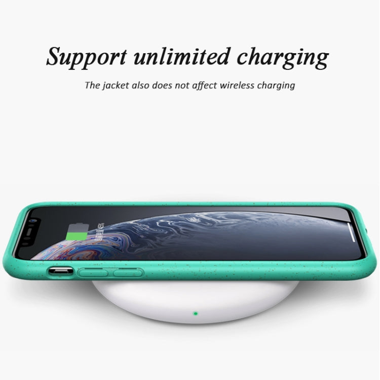 For iPhone 11 Pro Max Starry Series Shockproof Straw Material + TPU Protective Case