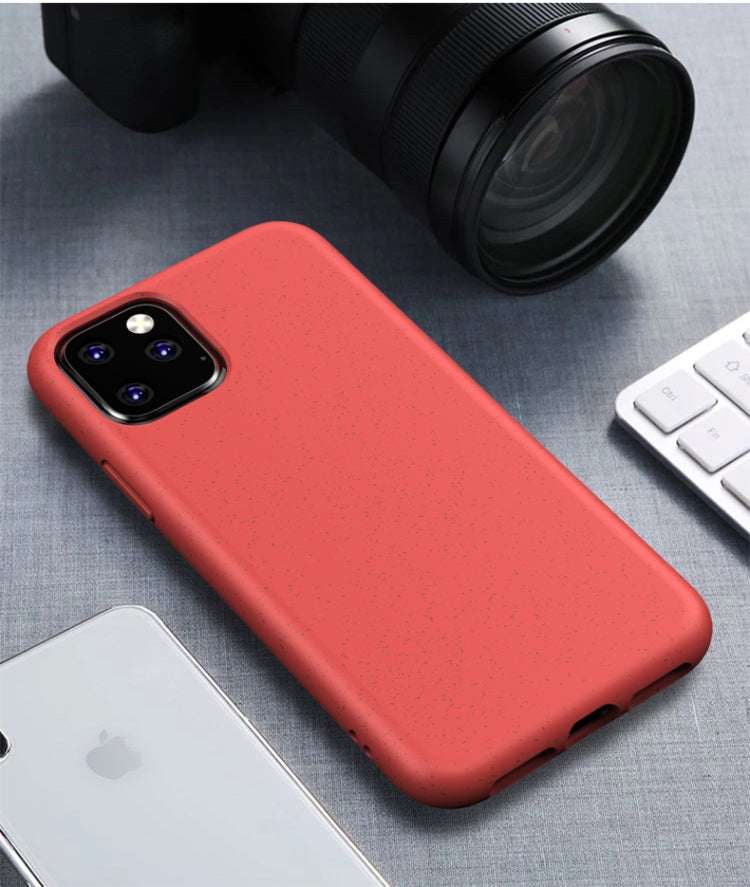For iPhone 11 Pro Max Starry Series Shockproof Straw Material + TPU Protective Case