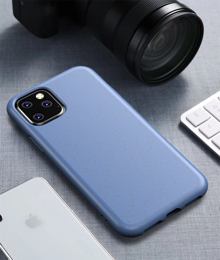 For iPhone 11 Pro Max Starry Series Shockproof Straw Material + TPU Protective Case for iPhone 11 Pro