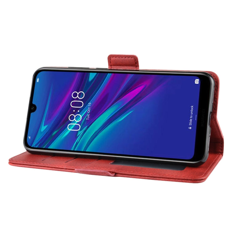 Wallet Stand Leather Cell Phone Case for Huawei Y6 2019ï¼Œwith Wallet & Holder & Card Slots