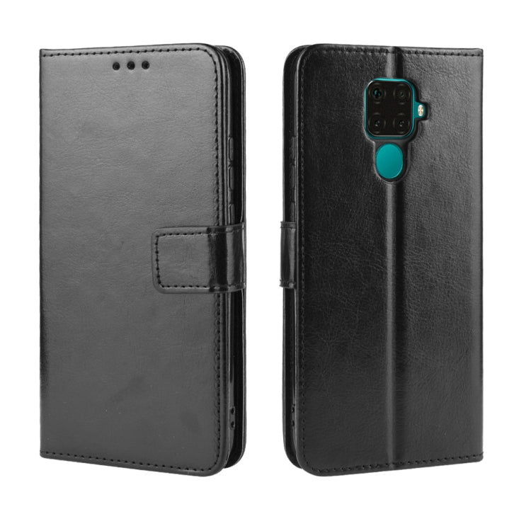 Retro Crazy Horse Texture Horizontal Flip Leather Case for Huawei Nova 5i Pro/Mate 30 Lite , with Holder & Card Slots & Photo Frame