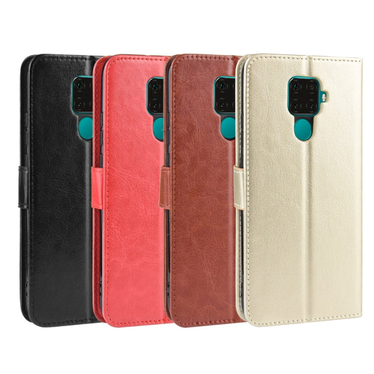 Retro Crazy Horse Texture Horizontal Flip Leather Case for Huawei Nova 5i Pro/Mate 30 Lite , with Holder & Card Slots & Photo Frame