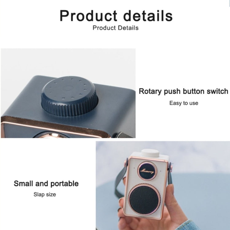 CM-3 Retro Super Bass Mini Portable Speaker Usb Handfree Small Music Speaker Mp3 Player With Microphone