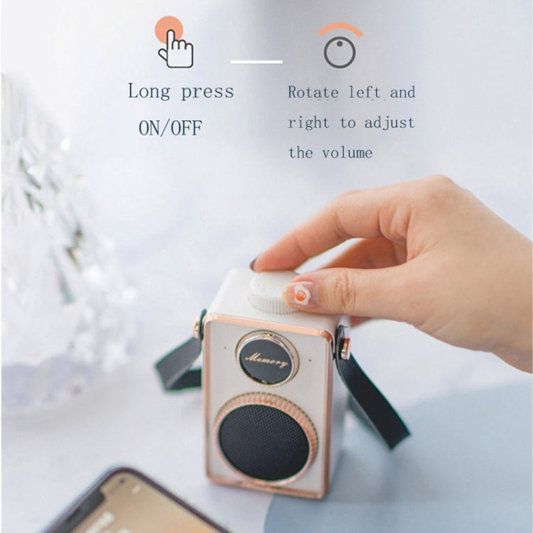 CM-3 Retro Super Bass Mini Portable Speaker Usb Handfree Small Music Speaker Mp3 Player With Microphone